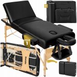 tectake 404376 skládací masážní lehátko somwang, s 7,5 cm polstrováním - černá – Zboží Dáma