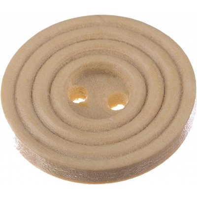 Knoflík 20 mm s drážkami Varianta: přírodní – Sleviste.cz