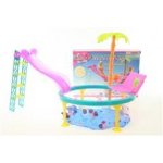 Barbie Nábytek Glorie pro panenky Bazén se skluzavkou – Sleviste.cz