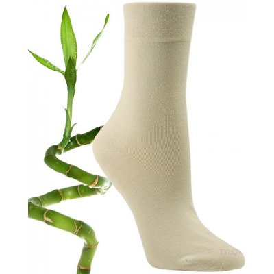 Dospělé bambusové ponožky 43033 sand