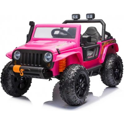 Mamido Jeep 4Speed 4x45W Elektrické autíčko růžová – Zboží Dáma