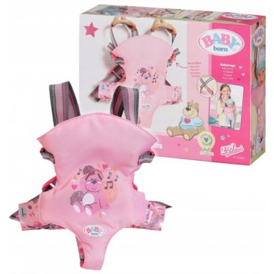 Baby Born Nosítko růžové látkové nastavitelné 36/43 cm – Hledejceny.cz