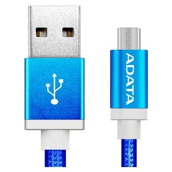 ADATA AMUCAL-100CMK-CBL Micro USB, 1m, modrý