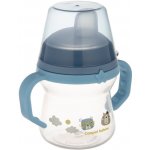 Canpol 56/612 hrnek FirstCup se silikonovým náustkem 150ml Bonjour modrý – Zboží Dáma