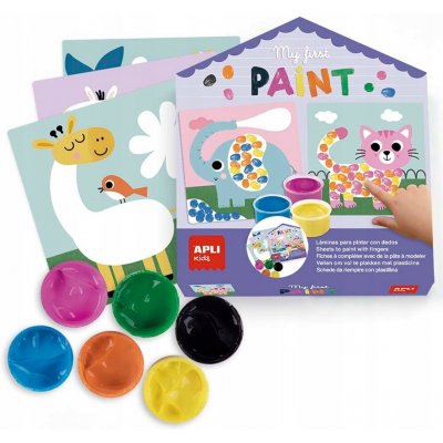 APLI Sada na malování prstem "My first paint" zvířátka Kids 19574 – Hledejceny.cz