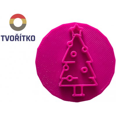 TVOŘÍTKO Vánoční stromeček I - razítko Rozměr: 6 cm, + Vykrajovátko: Ano – Hledejceny.cz
