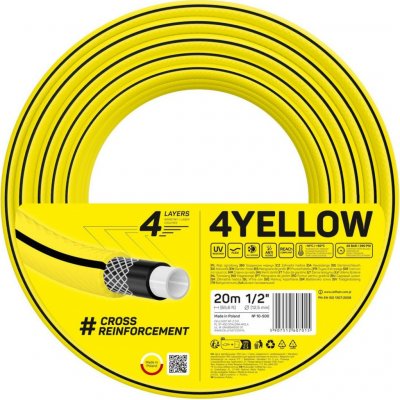 Cellfast 4YELLOW 10-500 1/2" 20 m čtyřvrstvá – Hledejceny.cz