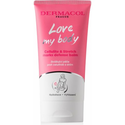 Dermacol Love My Body zkrášlující péče proti celulitidě a striím (Cellulite & Stretch Marks Defense Balm) 150 ml – Zboží Mobilmania