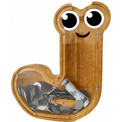 Pokladnička drevená Písmenko J – Hledejceny.cz