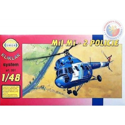 Směr Model helikoptéra Vrtulník Mi 2 Policie 1:48