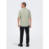 Pánská Košile Only & Sons košile regular fit zelená 22013267