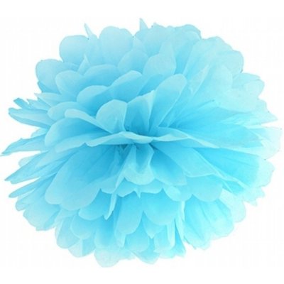 Pom pom 25cm azurový – Zboží Dáma