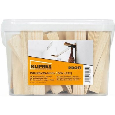 Lobster Klínky dřevěné SM 150x25x25-1, 60ks TES104045 – Hledejceny.cz