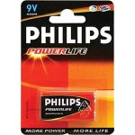 Philips PowerLife 9V 1ks 6LR61P1B/10 – Zboží Mobilmania