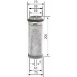 BOSCH Filtr - sekundární vzduch F026400335 – Hledejceny.cz
