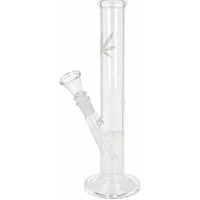 VPKCZ Skleněný bong Straight White Leaf 26cm – Hledejceny.cz
