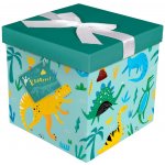 Albi Dárková krabička skládací velká - Dinosauři (25,5 × 25 × 25,5 cm) – Hledejceny.cz