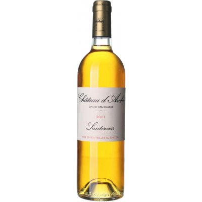 Château D'Arche Sauternes Grand Cru sladké bílé 2011 13,5% 0,75 l (holá láhev) – Hledejceny.cz