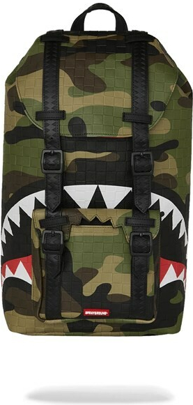 SPRAYGROUND Woodland Camo Check Hills Backpack 19 l