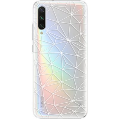 Pouzdro iSaprio - Abstract Triangles 03 Xiaomi Mi A3 bílé