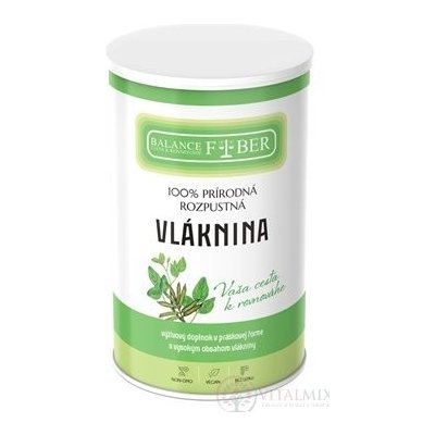 Balance fiber vláknina 100% přírodní rozpustná 250 g – Hledejceny.cz