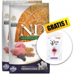 N&D Ancestral Grain Dog Adult Medium & Maxi Lamb & Blueberry 2 x 12 kg – Hledejceny.cz