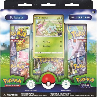 Pokémon TCG Pokémon GO Pin Collection Bulbasaur – Zboží Mobilmania