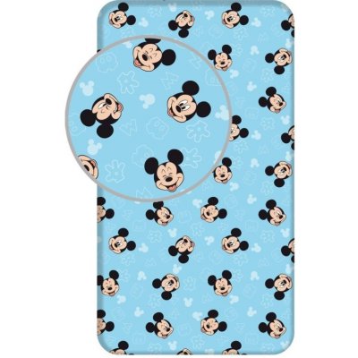 Jerry Fabrics Prostěradlo Mickey Blue 2Bavlna 90x200 – Zbozi.Blesk.cz