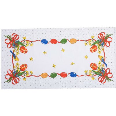 decoDoma Běhoun VELIKONOČNÍ TULIPÁNY 45 x 85 cm – Sleviste.cz