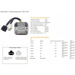 DZE regulátor napětí HONDA SH 125/150 05-12 (35A) (31600-KTF-641) (SH541PA) (ESR910) – Hledejceny.cz