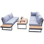 DOPPLER Hliníková sestava LIVORNO LOUNGE SET – Zbozi.Blesk.cz