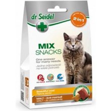 DR.SEIDEL snacks for cats MIX 2 in 1 for beautiful coat & malt 60 g