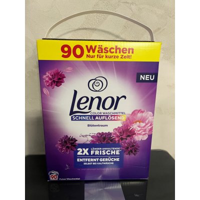 Lenor prášek na barevné prádlo 4,95 kg – Zbozi.Blesk.cz