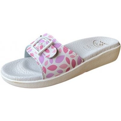 Santé SI/03D zdravotní pantofle bílá kapky bílá – Sleviste.cz