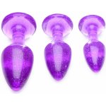 Booty Sparks Shimmering Gem Anal Plug Set – Zboží Dáma