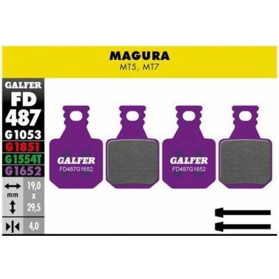 Brzdové destičky Galfer E-Bike FD487 G1652 Magura ED487G1652 – Zboží Mobilmania