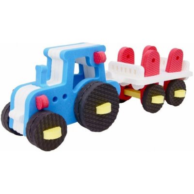 Pěnový traktor VIKTOR - modrý – Hledejceny.cz