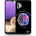 Pouzdro Picasee silikonové Samsung Galaxy A32 5G A326B - Brain - White černé – Zboží Mobilmania