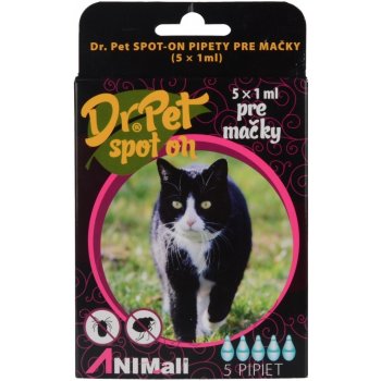 Dr. Pet Spot-On pro kočky 5x1 ml