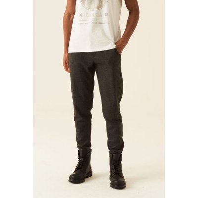 Pánské plátěné kalhoty GARCIA mens pant dark grey melee – Sleviste.cz