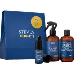 Steve's Set vlasový pudr pro muže 35 ml + stylingový sprej s mořskou solí 500 ml + šampon na vlasy a vousy 250 ml – Zbozi.Blesk.cz