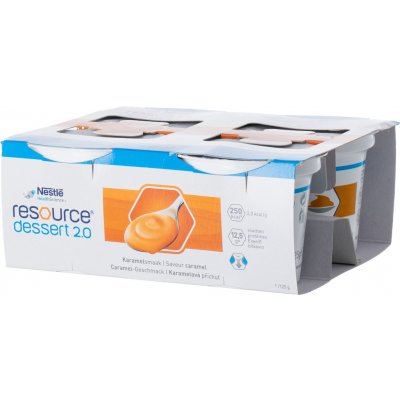RESOURCE DESSERT 2,0 KARAMELOVÁ PŘÍCHUŤ POR SOL 4X125G – Hledejceny.cz