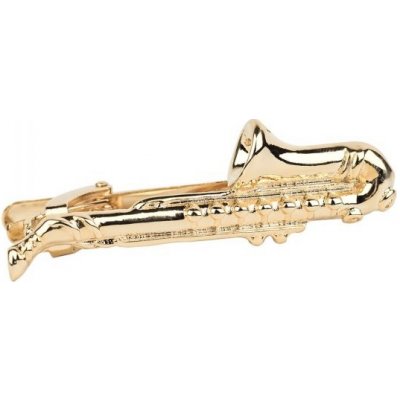Bubibubi kravatová spona saxofon – Zboží Mobilmania