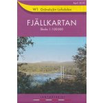 Grövelsjön, Lofsdalen W1 1:100t turistická mapa (Švédsko) – Hledejceny.cz