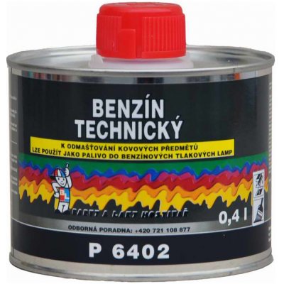 BARVY A LAKY HOSTIVAŘ Technický benzín P6402 4 l – HobbyKompas.cz