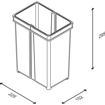 Gollinucci Náhradní koš pro Concept 560 8 l – Zbozi.Blesk.cz