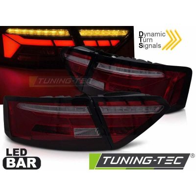 Zadní světla, světlomety, lampy Audi A5, 2011-2016, LED, SEQ, červené kouřové – Hledejceny.cz