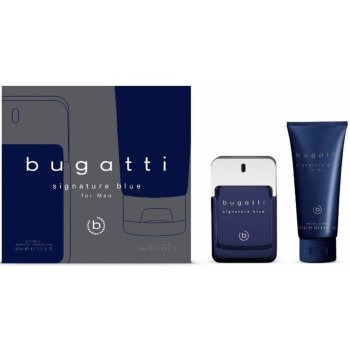 Bugatti Signature Blue EDT 100 ml + sprchový gel 200 ml dárková sada