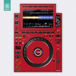 Doto Design Skin CDJ 3000X FULL COLORS Aurora Red – Zboží Živě