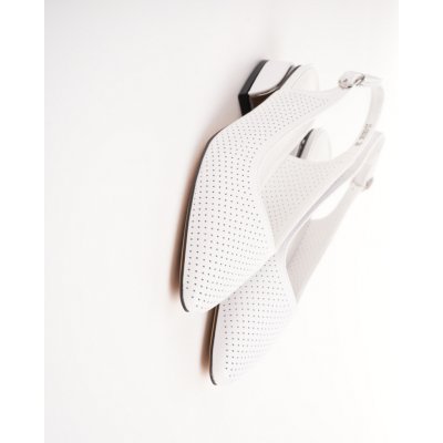 Karisma dámské lodičky bílé s dekorativním svrškem – Hledejceny.cz